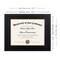 2 Pack 11x14 Diploma Frame - Certificate, Degree, Document Frame with High Definition Glass, Fits 8.5 x 11 with Black Double Mat for Wall and Tabletop Display